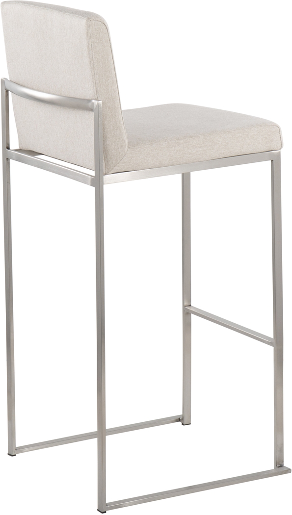 Avella Ann Beige Barstool, Set of 2 - Thumbnail - Image 7