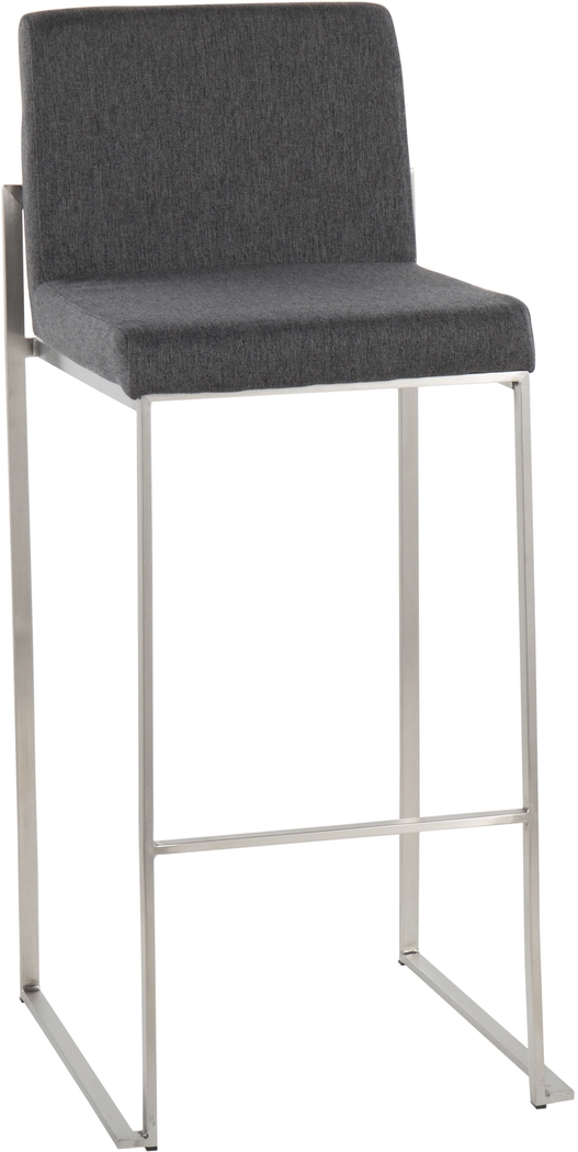Avella Ann Charcoal Barstool, Set of 2 - Thumbnail - Image 2