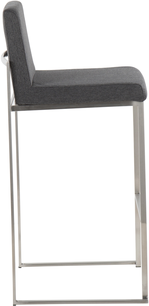 Avella Ann Charcoal Barstool, Set of 2 - Thumbnail - Image 3