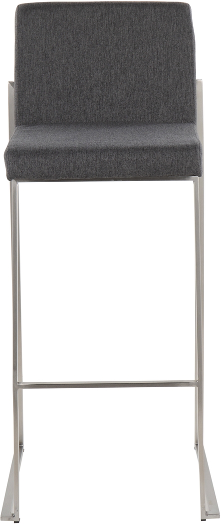 Avella Ann Charcoal Barstool, Set of 2 - Thumbnail - Image 4