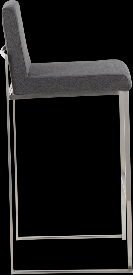 Avella Ann Charcoal Barstool, Set of 3 - Thumbnail - Image 6