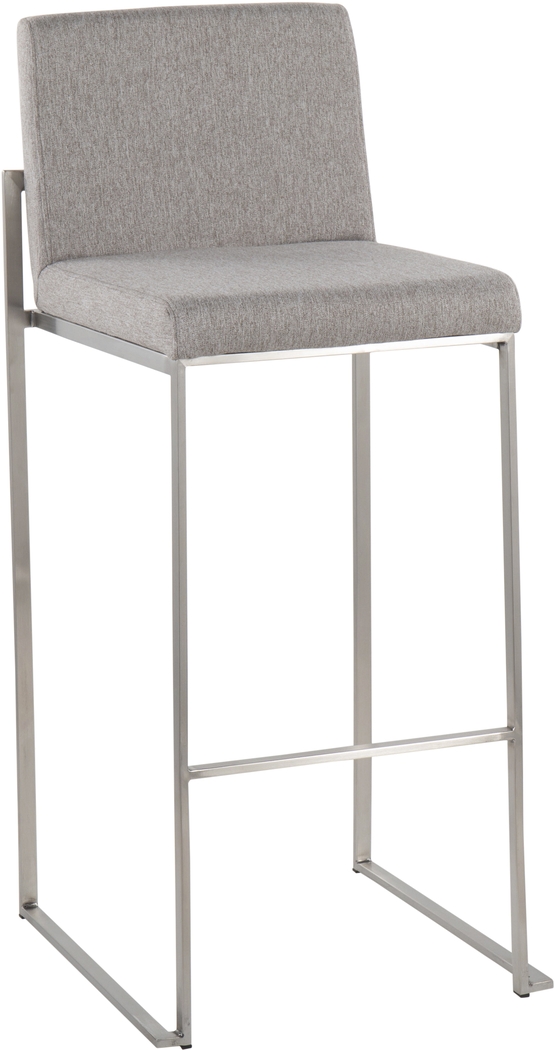 Avella Ann Gray Barstool, Set of 2 - Thumbnail - Image 2