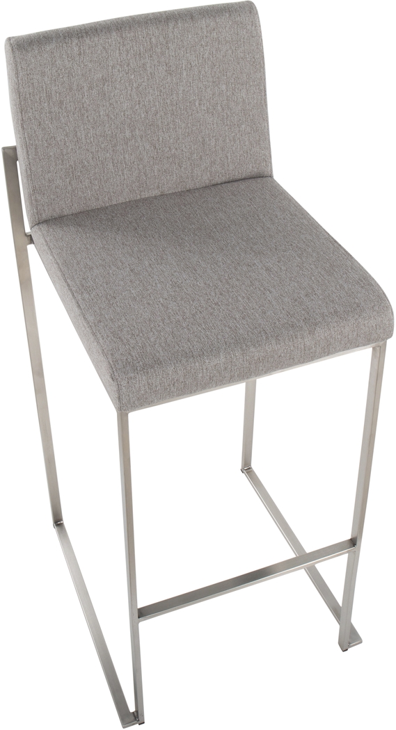 Avella Ann Gray Barstool, Set of 2 - Thumbnail - Image 7