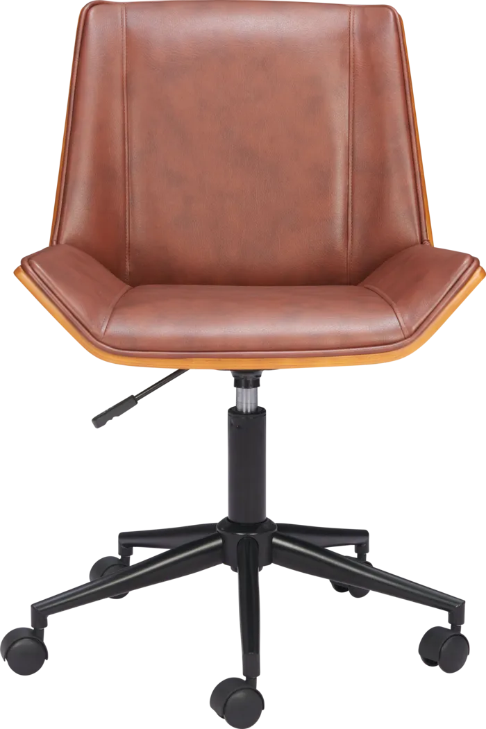Avellana Brown Office Chair - Thumbnail - Image 5