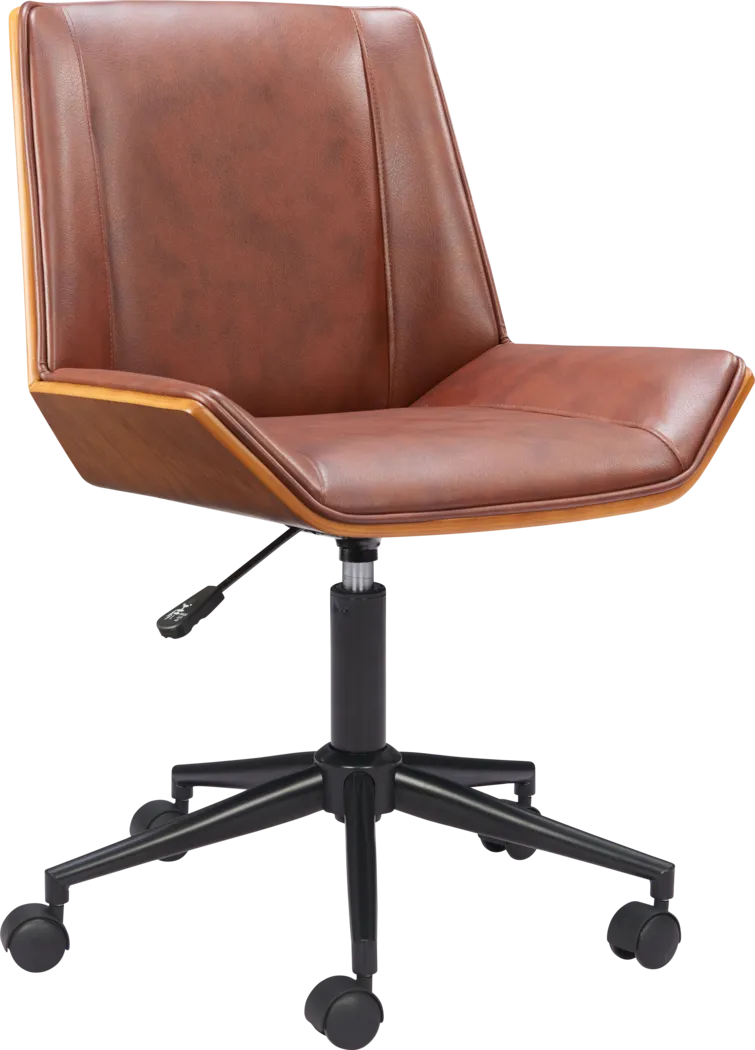 Avellana Brown Office Chair - Thumbnail - Image 8