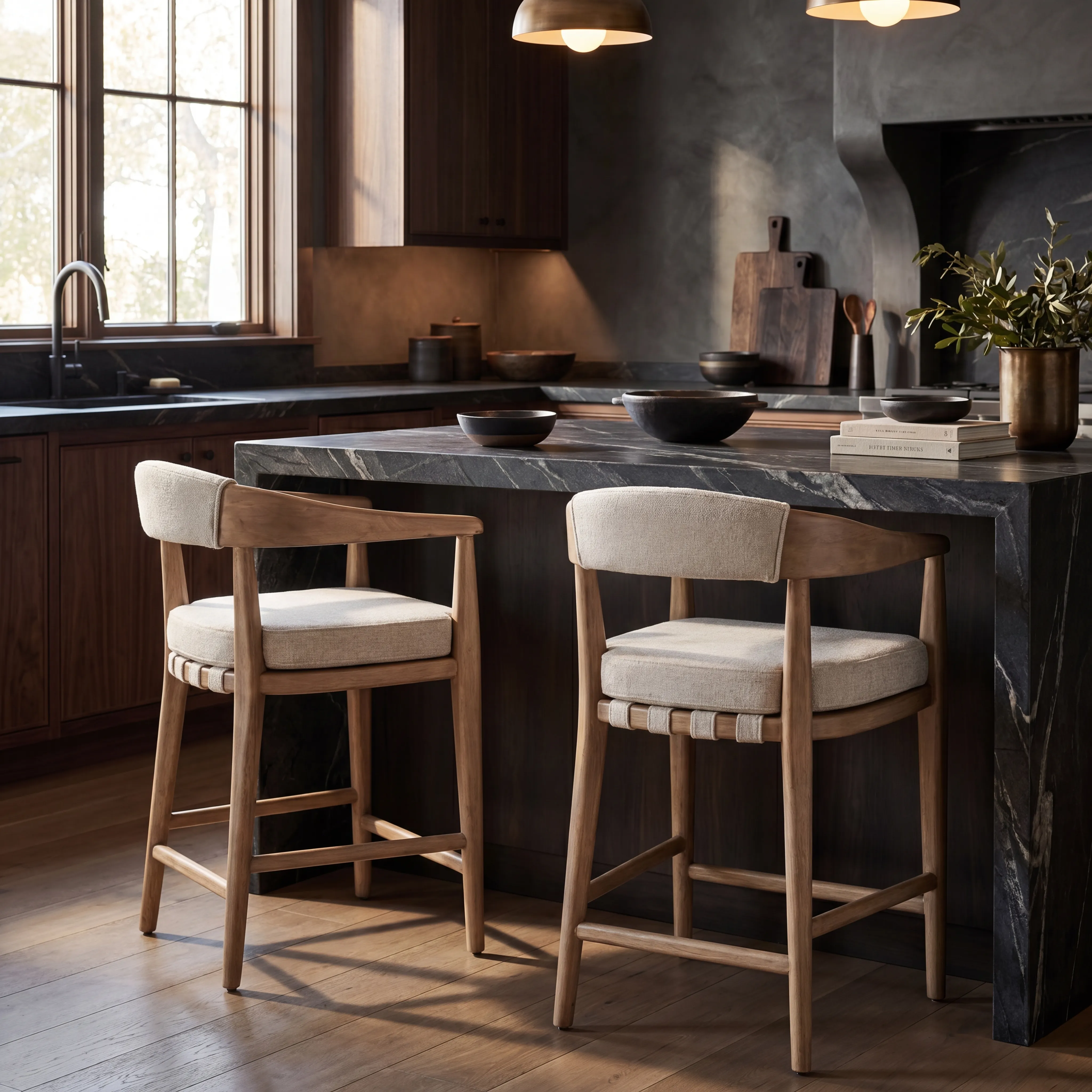 Avellino Sand 3 Pc Counter Height Dining Room - Thumbnail - Image 9