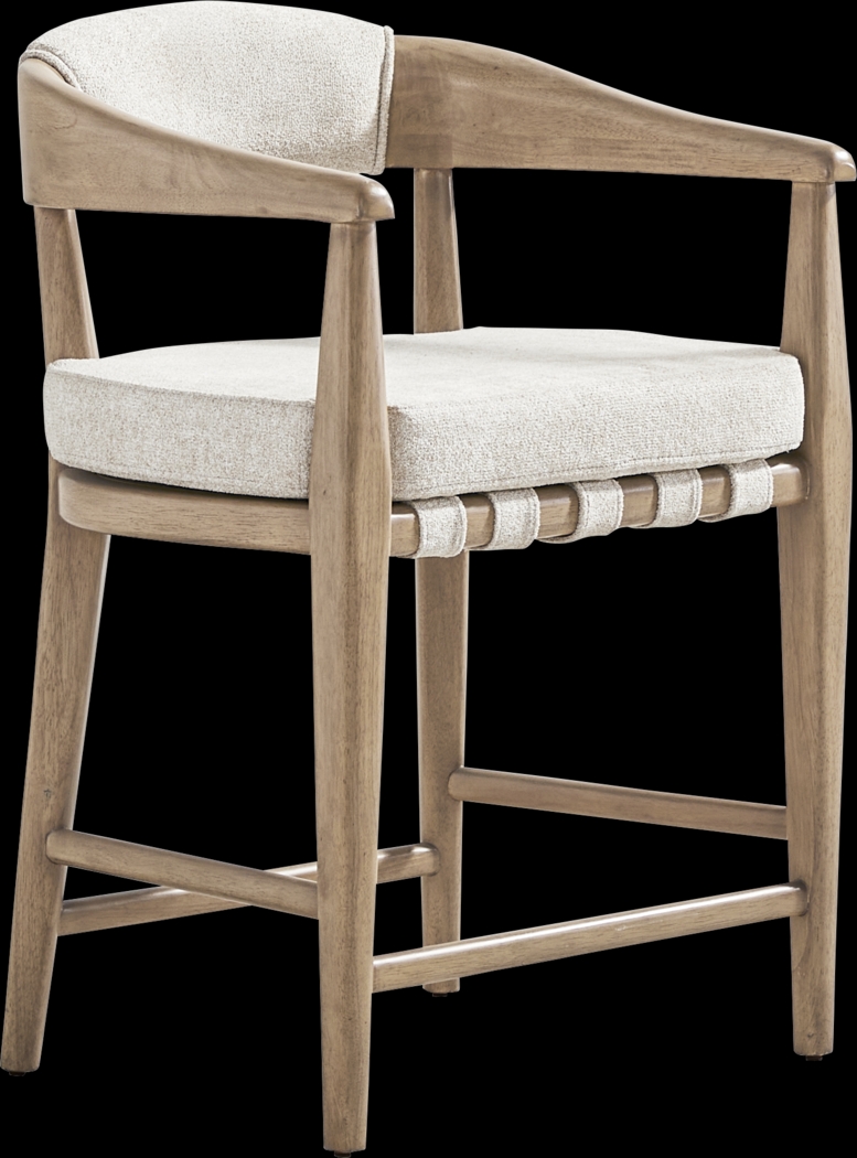 Avellino Sand Counter Height Dining Stool - Thumbnail - Image 1