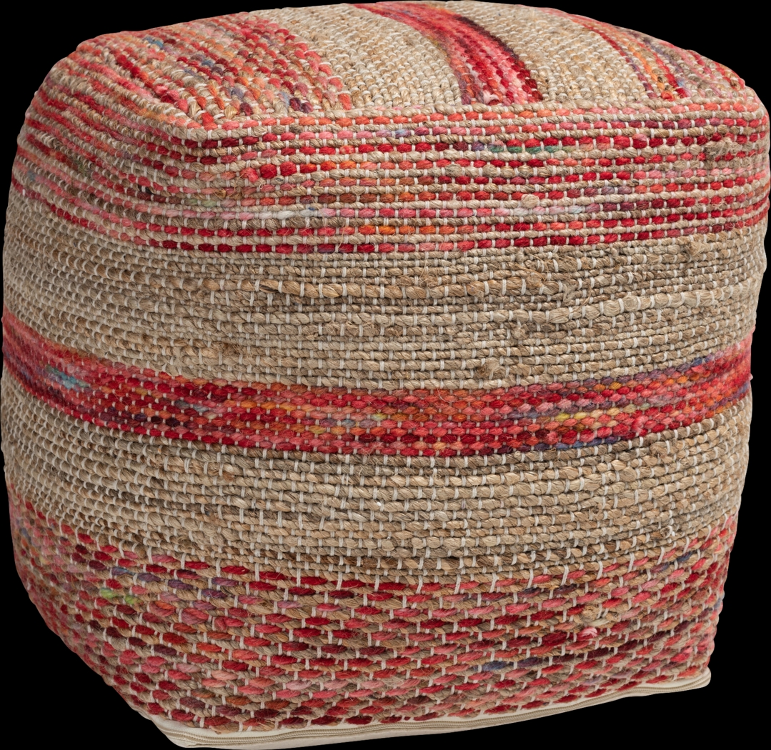 Avenel Court Natural Pouf - Thumbnail - Image 1