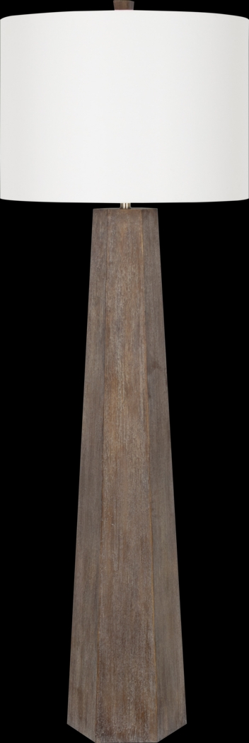 Avenel Hollow Brown Floor Lamp - Thumbnail - Image 1