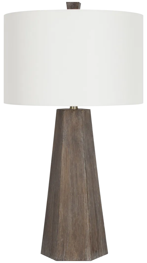brown table lamp