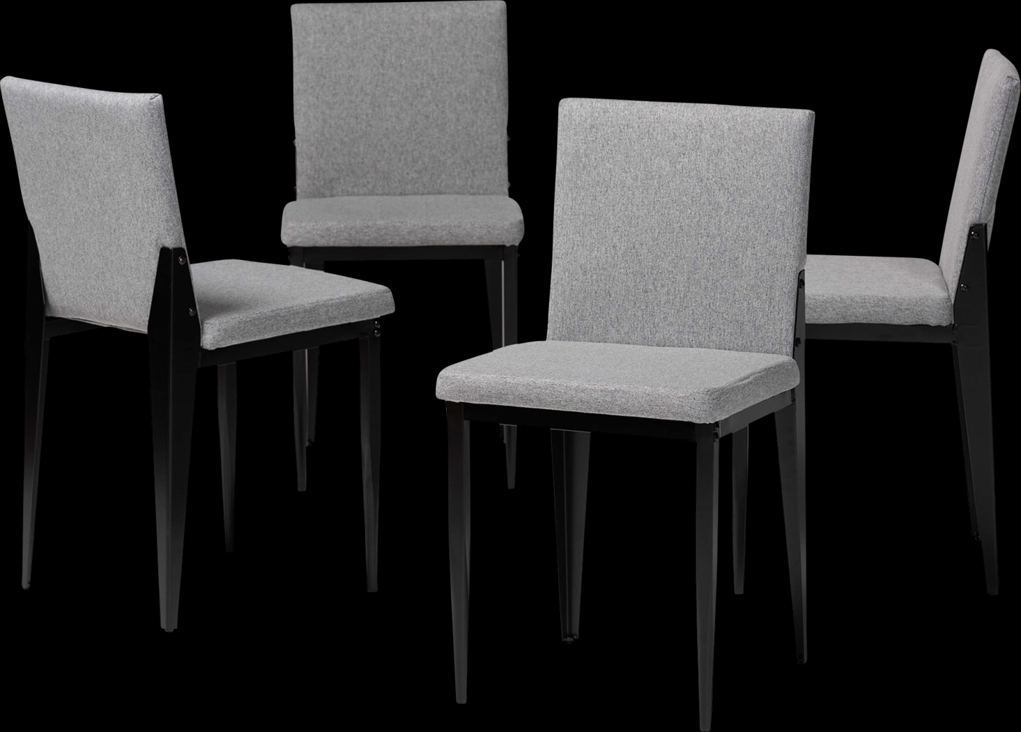 Aveniel Gray Dining Chair, Set of 4 - Thumbnail - Image 1