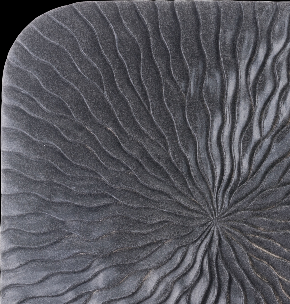 Avens Gray Medium Outdoor Square Wave Plaque - Thumbnail - Image 3