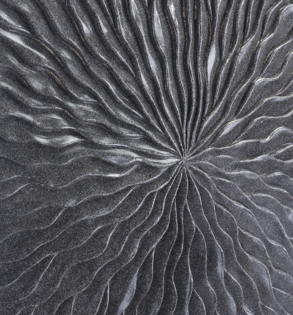 Avens Gray Medium Outdoor Square Wave Plaque - Thumbnail - Image 4