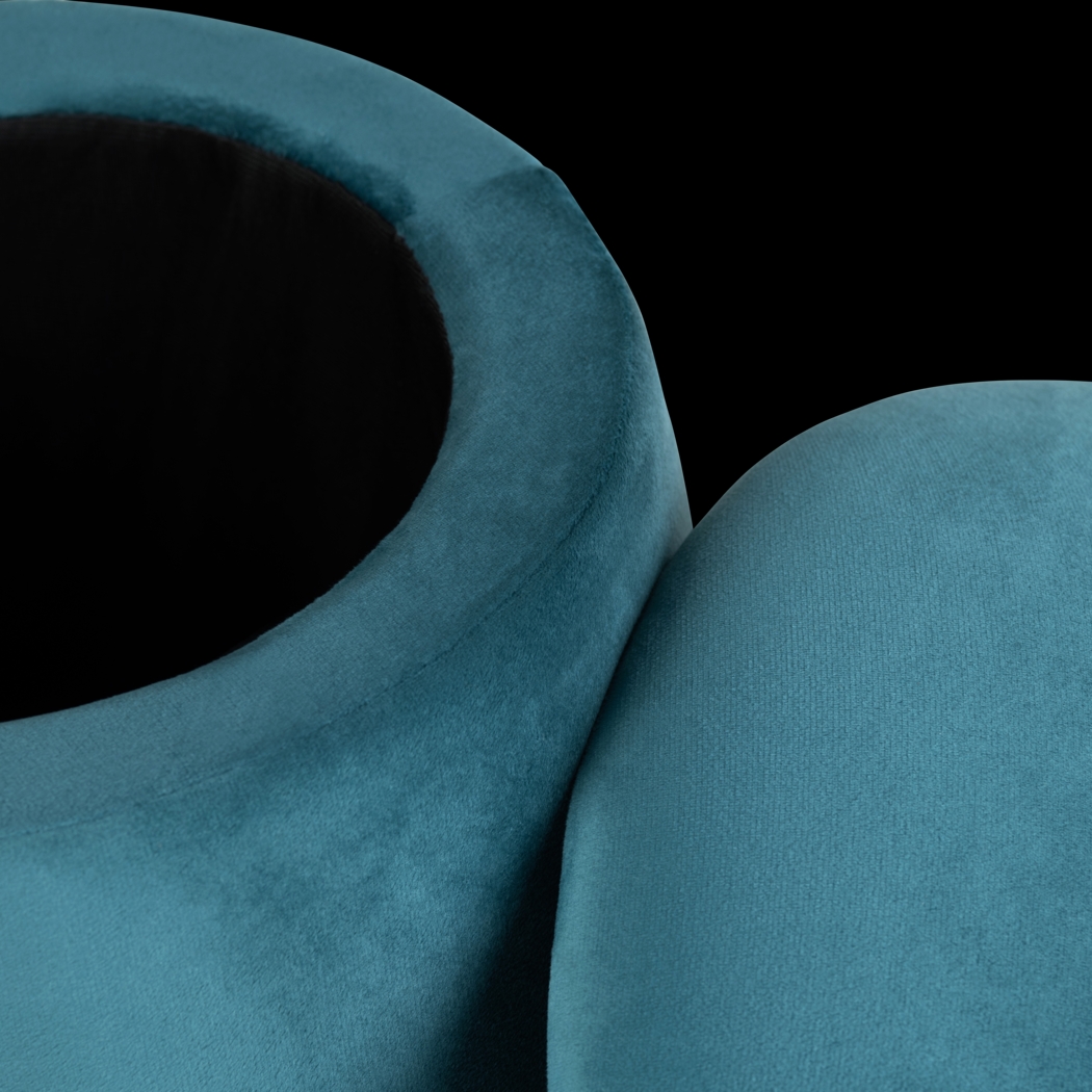 Aventurine Teal Storage Ottoman - Thumbnail - Image 4