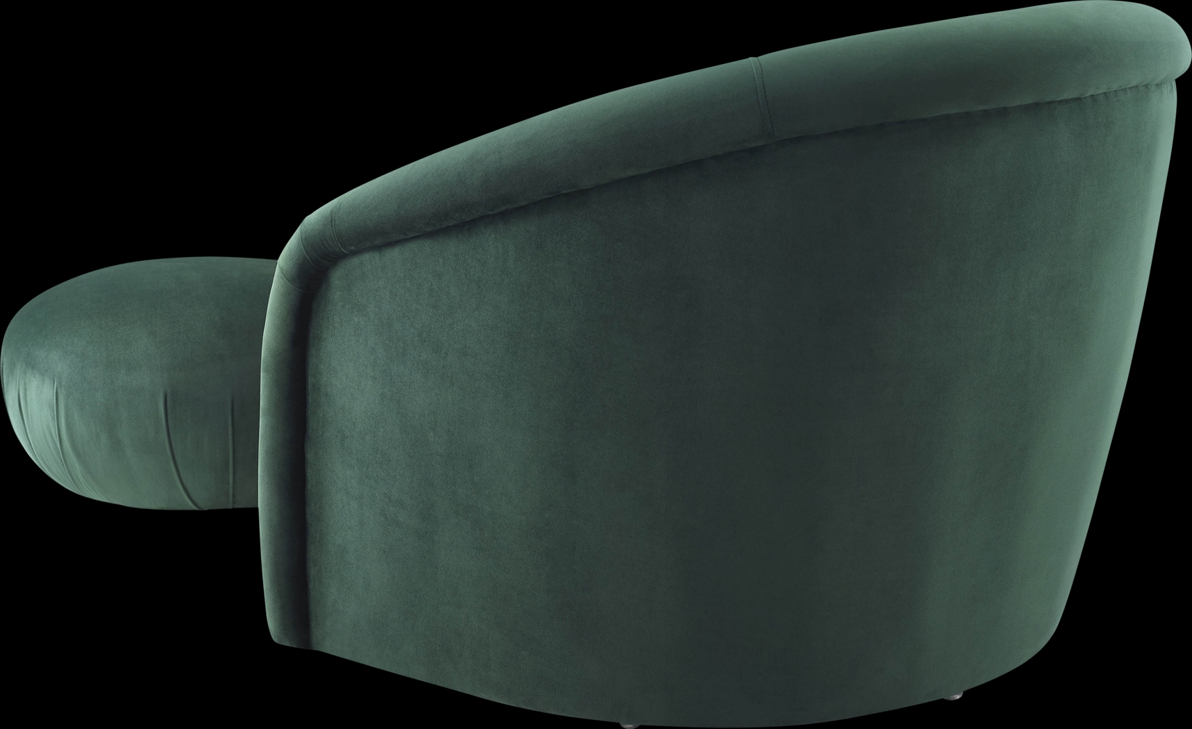 Avera Elle Green Accent Chair and Ottoman Set - Thumbnail - Image 3