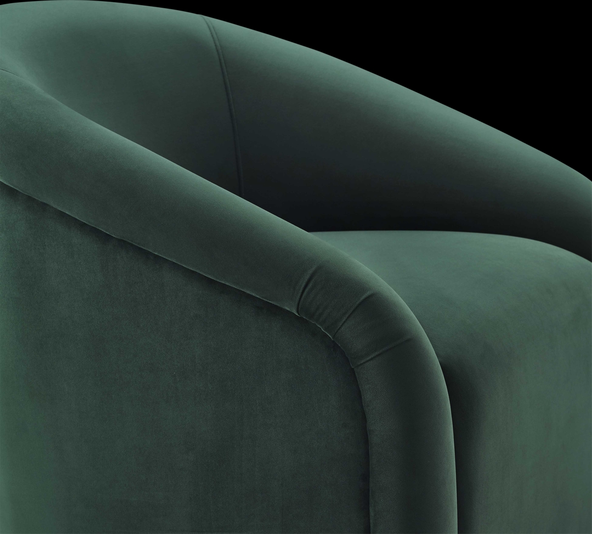 Avera Elle Green Accent Chair and Ottoman Set - Thumbnail - Image 4