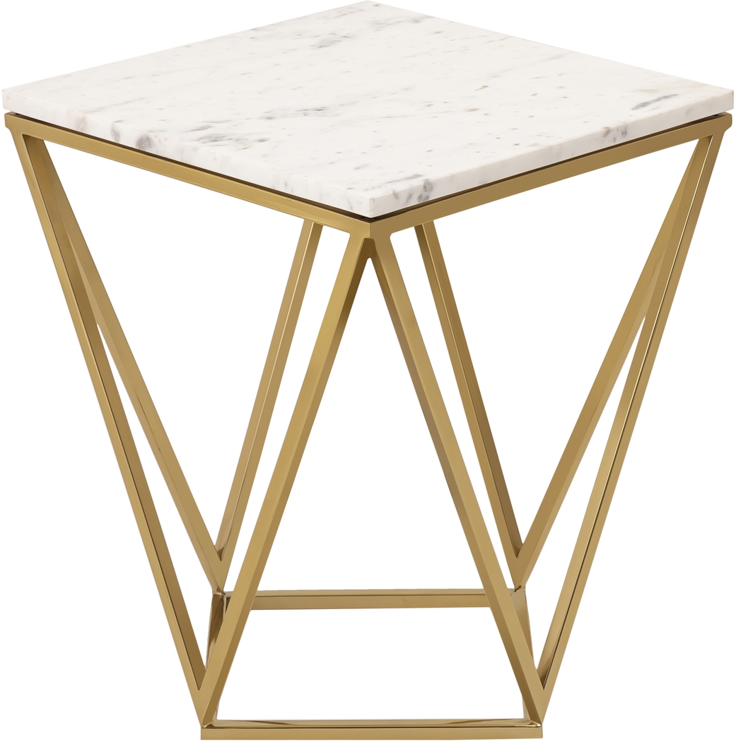 Idellan White End Table - Thumbnail - Image 2