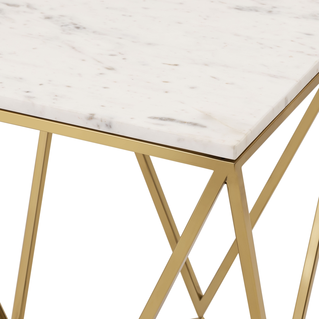 Idellan White End Table - Thumbnail - Image 4