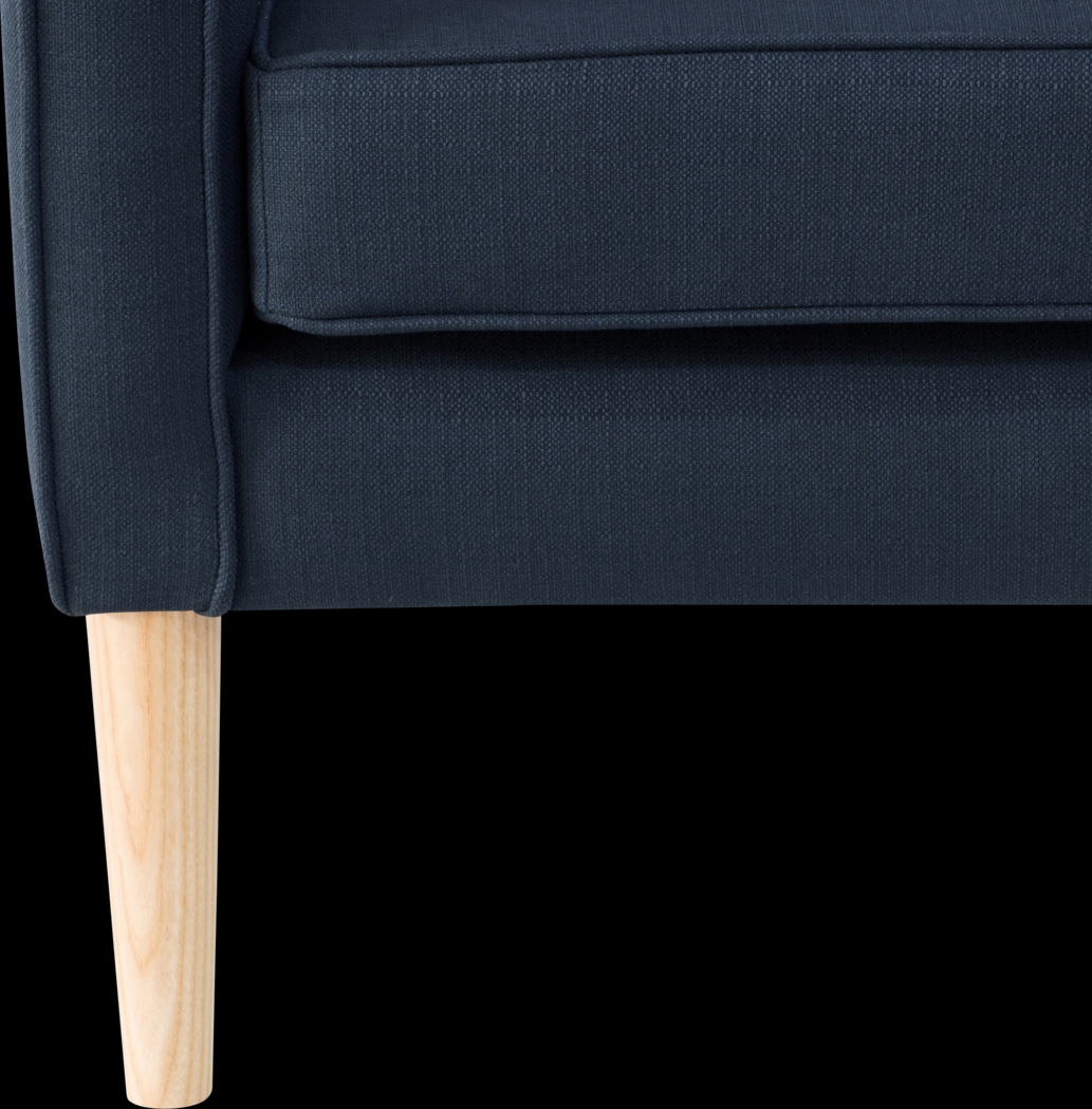 Averett Blue Accent Chair - Thumbnail - Image 6