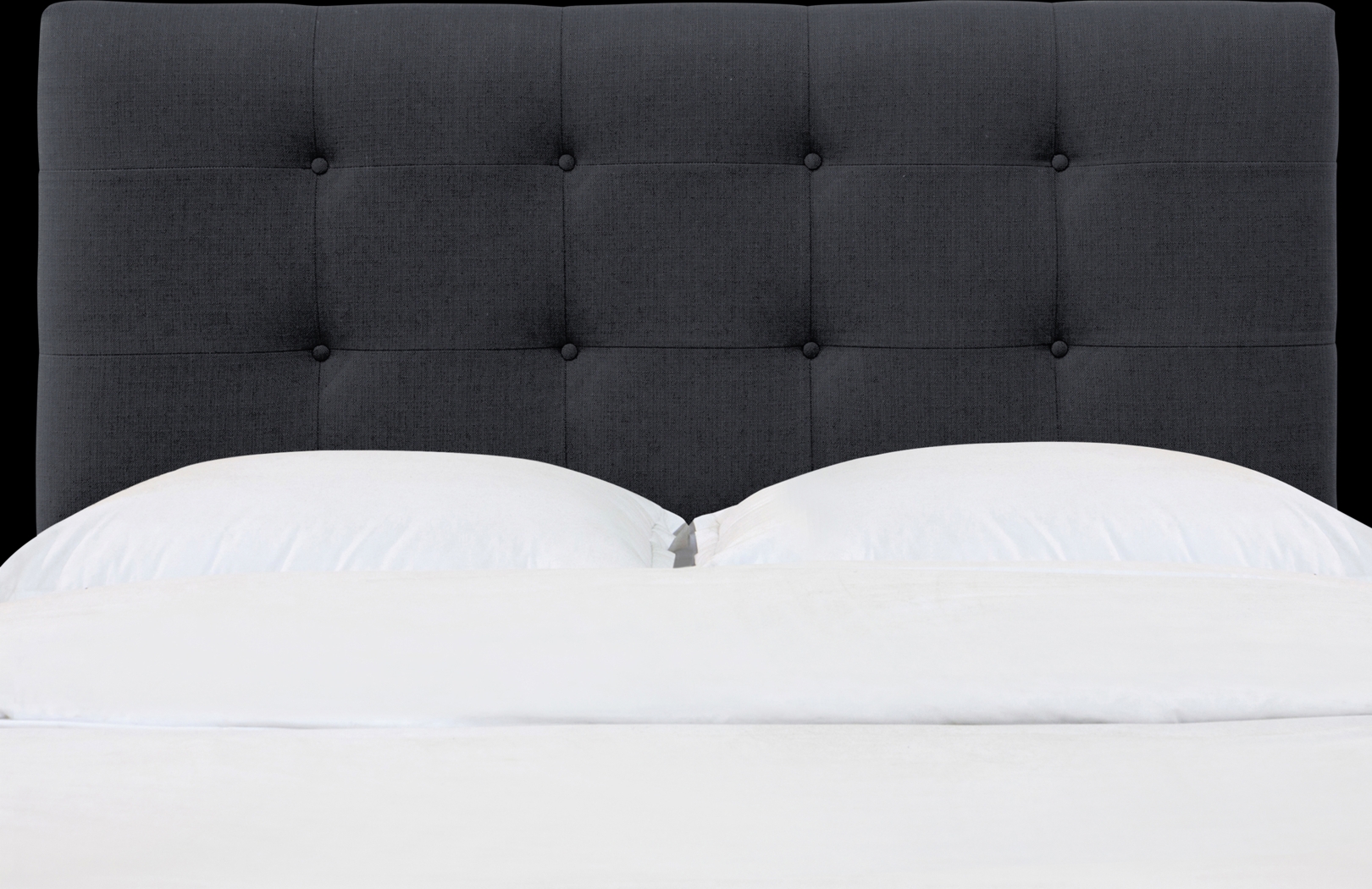 Averett Blue Queen Upholstered Headboard - Thumbnail - Image 2