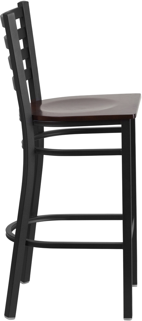 Averil Walnut Barstool - Thumbnail - Image 3