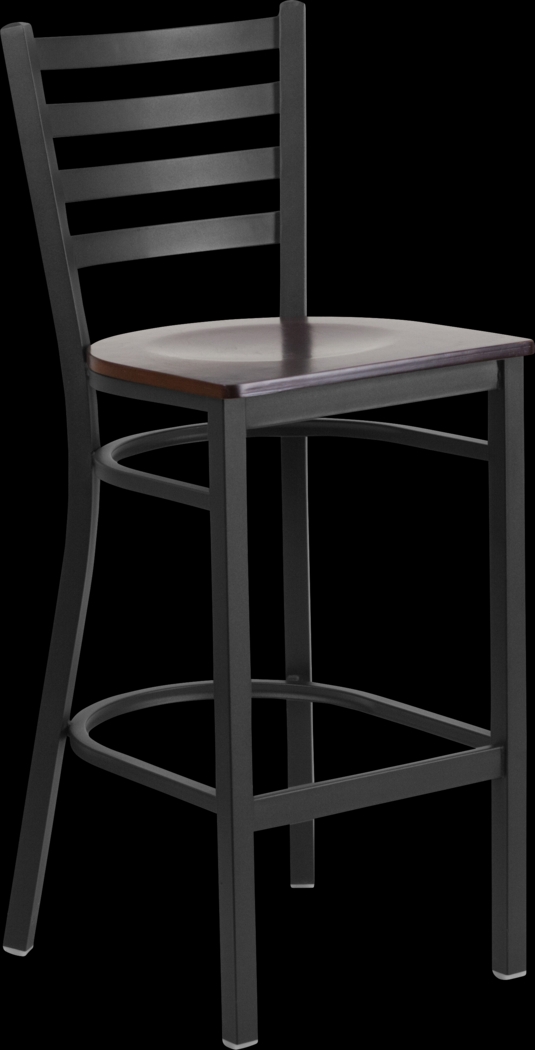 Averil Walnut Barstool - Thumbnail - Image 1