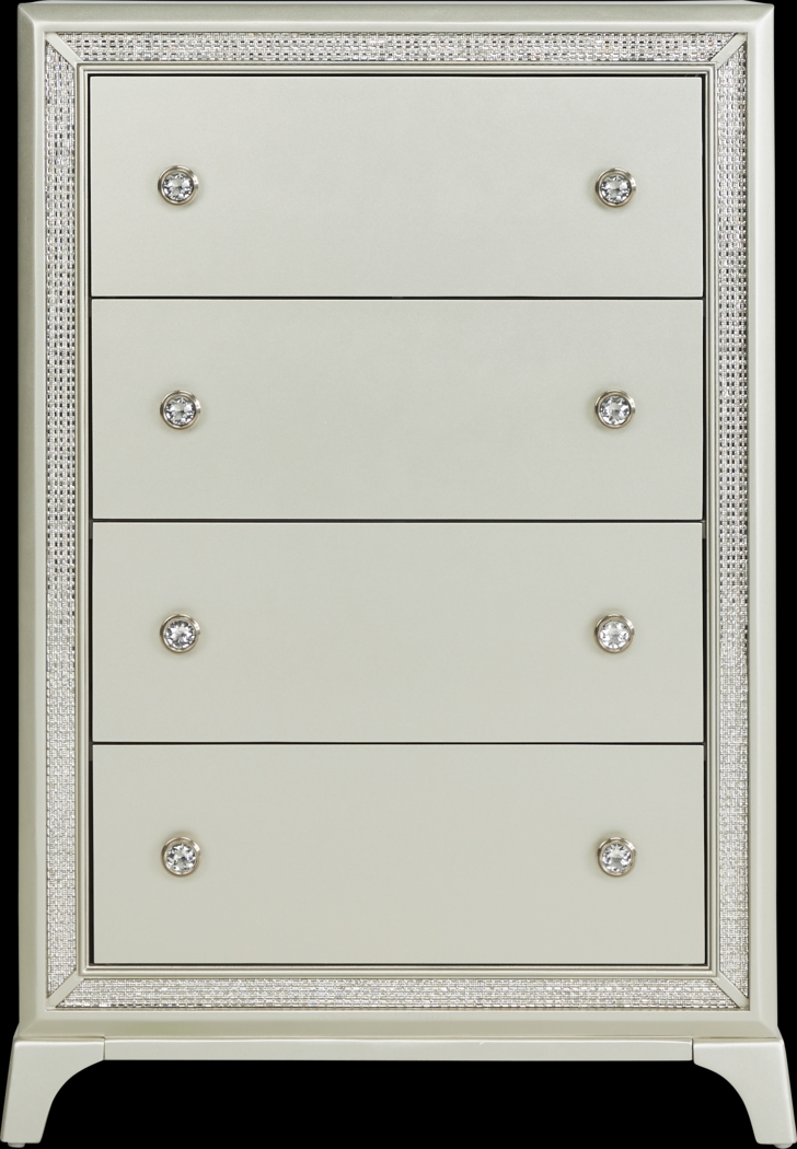 Avery Silver 5 Pc King Bedroom - Thumbnail - Image 8