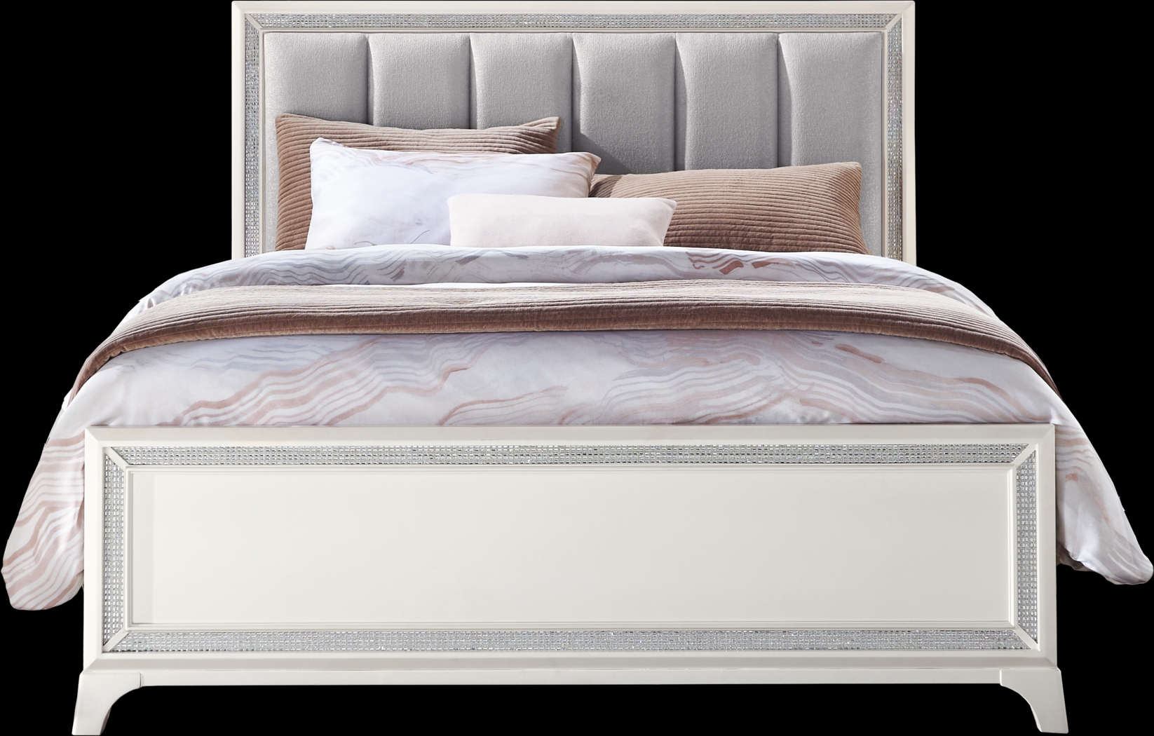 Avery White 5 Pc King Bedroom - Thumbnail - Image 3