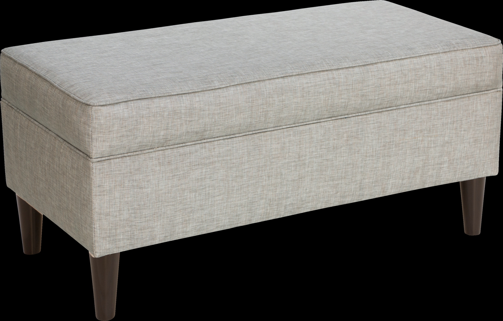 Aviana Pewter Storage Bench - Thumbnail - Image 1