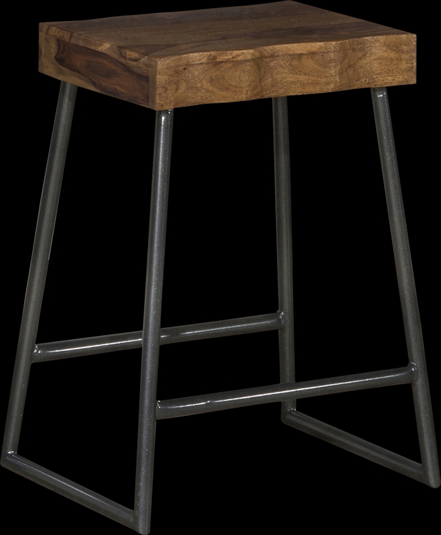 Aviemore Brown Counter Height Stool - Thumbnail - Image 1