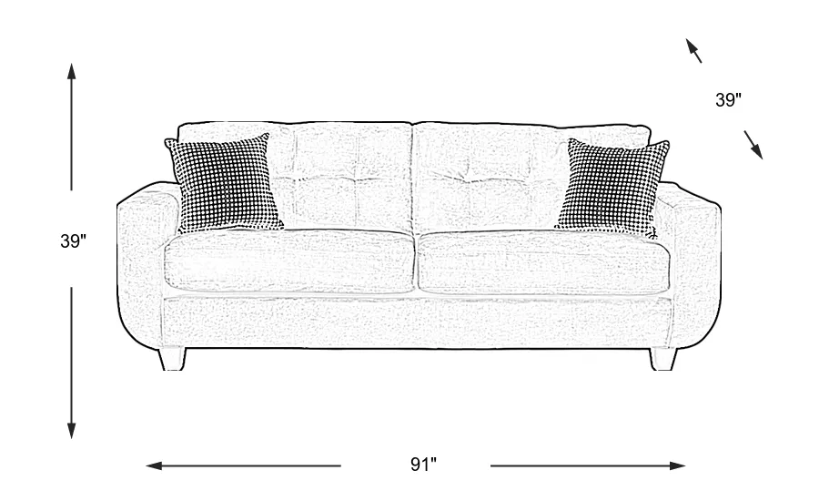 Dimension Image. Please refer to the Dimension Tab on this page for dimension details.