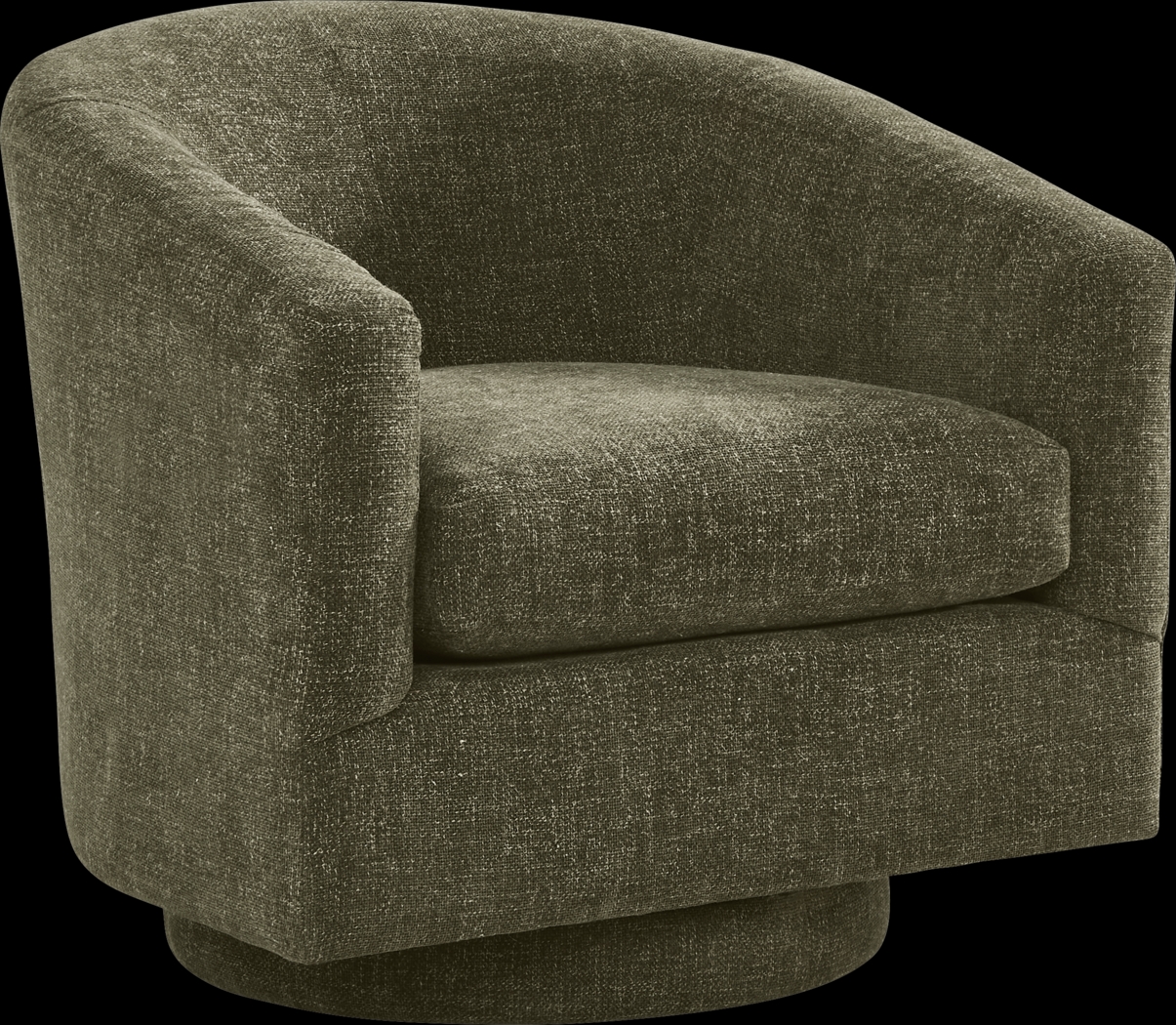 Avila Olive Swivel Chair - Thumbnail - Image 1