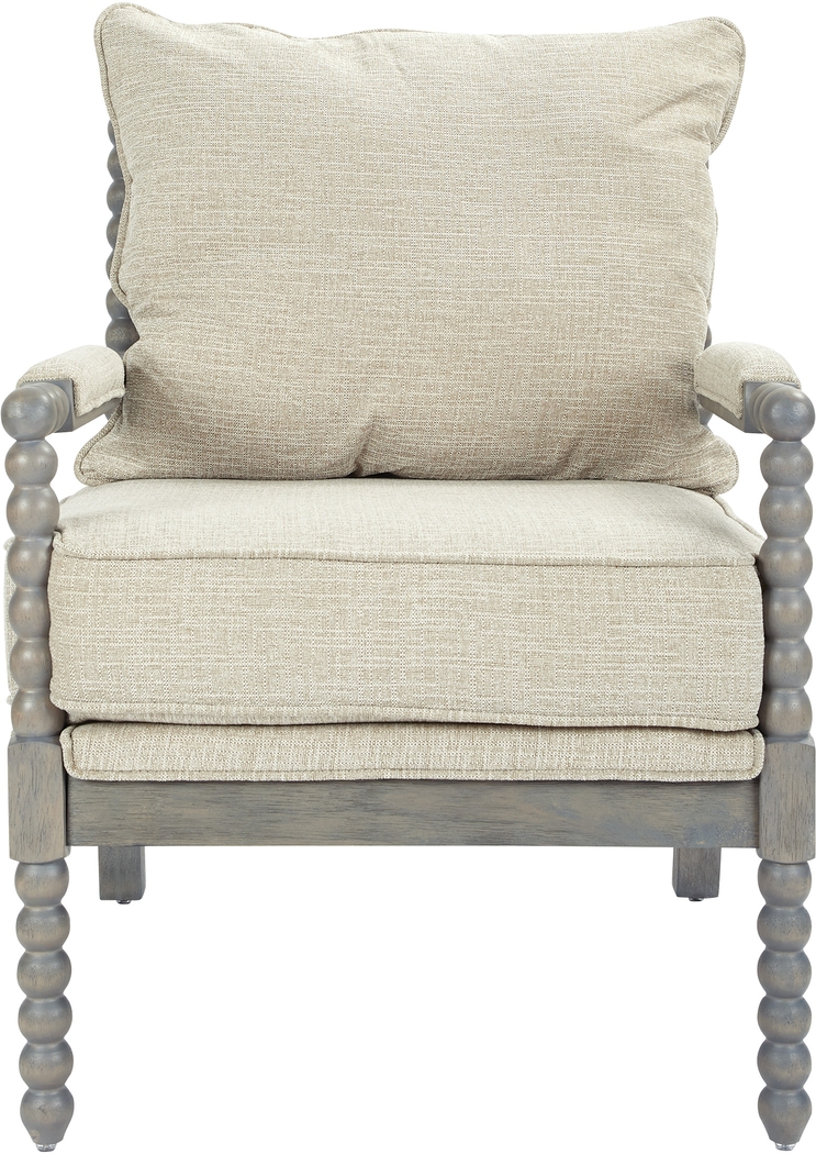 Avinelle Beige Accent Chair - Thumbnail - Image 5