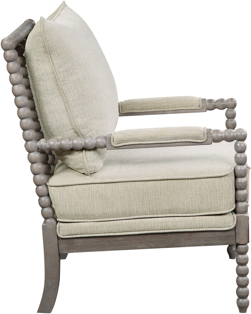 Avinelle Beige Accent Chair - Thumbnail - Image 6