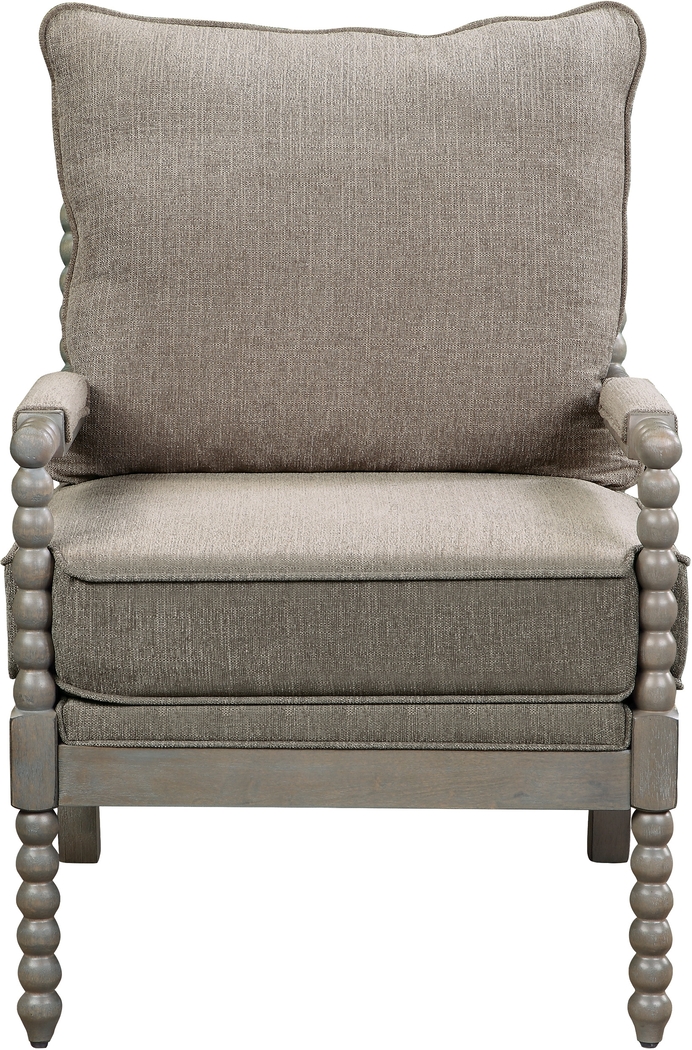 Avinelle Gray Accent Chair - Thumbnail - Image 4