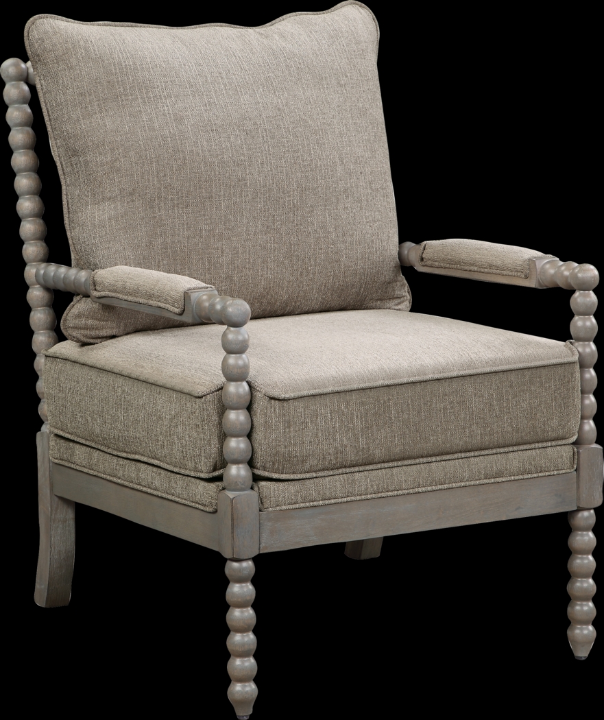 Avinelle Gray Accent Chair - Thumbnail - Image 1