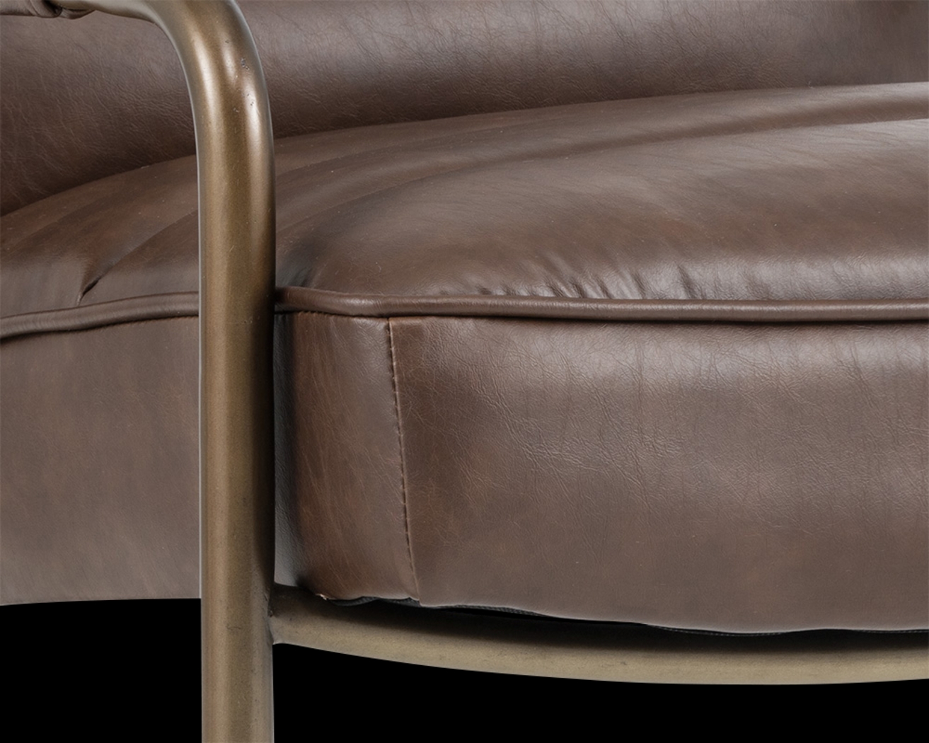 Avinyo Brown Accent Chair - Thumbnail - Image 5