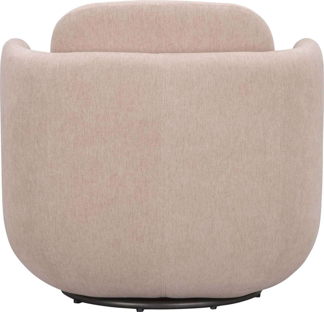 Avishan Pink Swivel Accent Chair - Thumbnail - Image 5