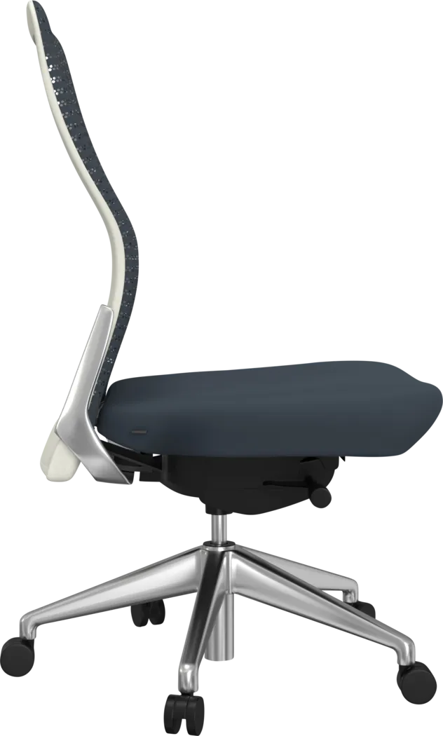 Avisu Gray/White Office Chair - Thumbnail - Image 3