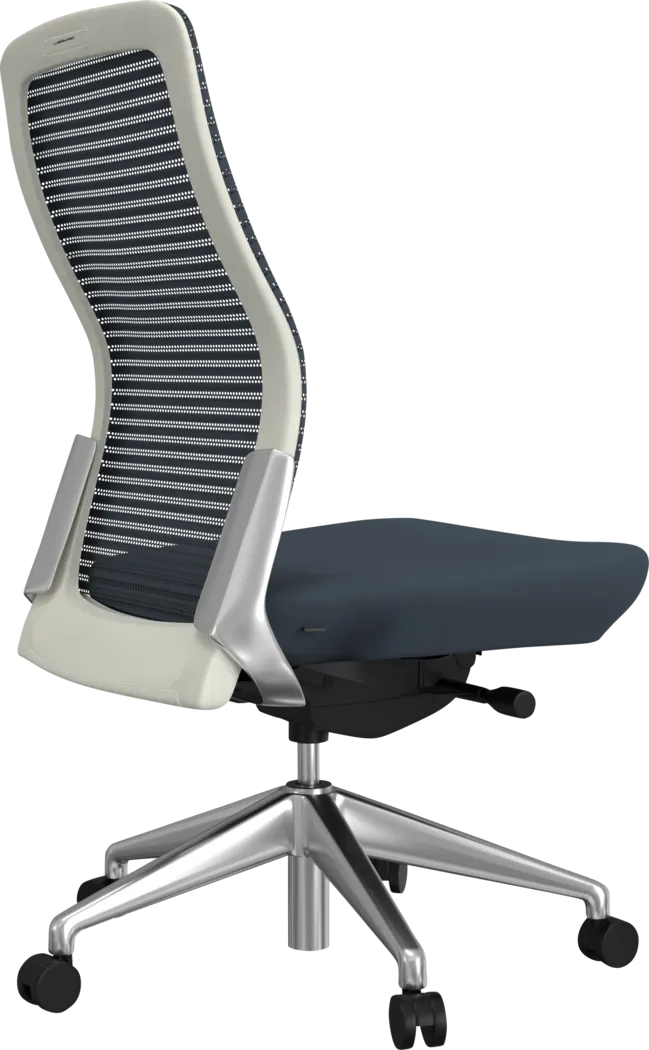Avisu Gray/White Office Chair - Thumbnail - Image 4