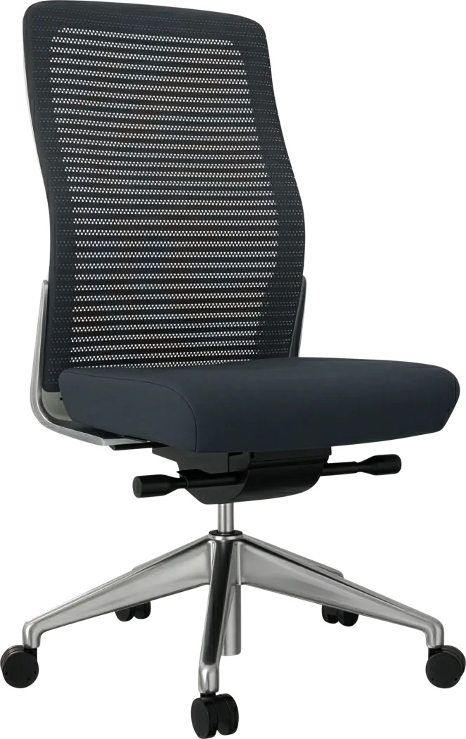 Avisu Gray/White Office Chair - Thumbnail - Image 5