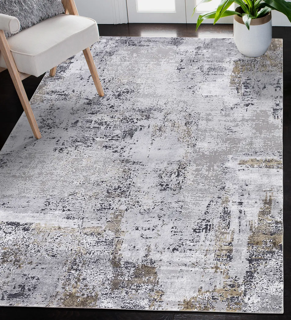 Avizon Gray 10'3 x 14' Rug - Thumbnail - Image 2