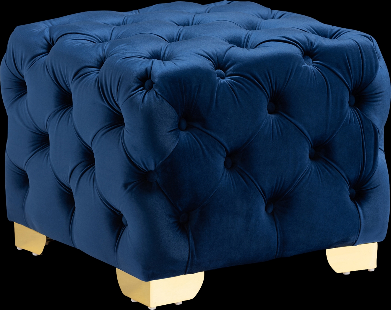 Avocet Blue Ottoman - Thumbnail - Image 1