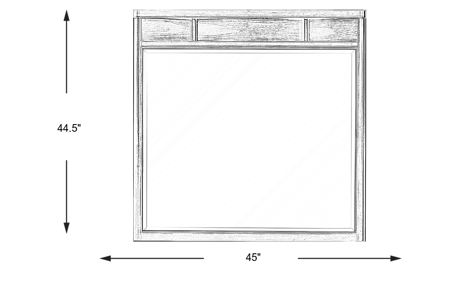 Dimension Image. Please refer to the Dimension Tab on this page for dimension details.