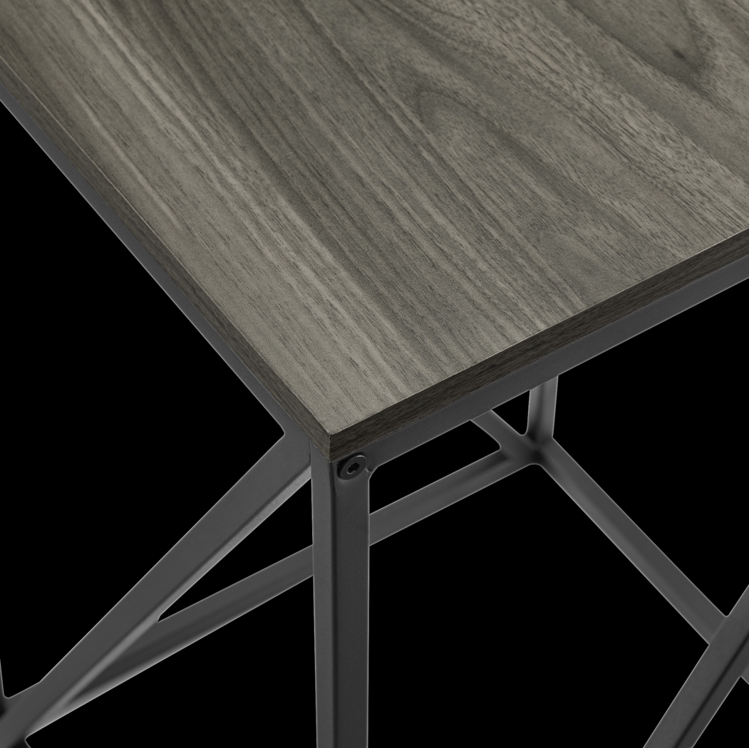 Avondale Circle Gray Accent Table - Thumbnail - Image 3