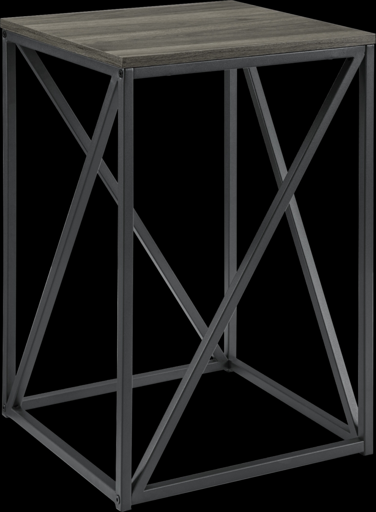 Avondale Circle Gray Accent Table - Thumbnail - Image 1