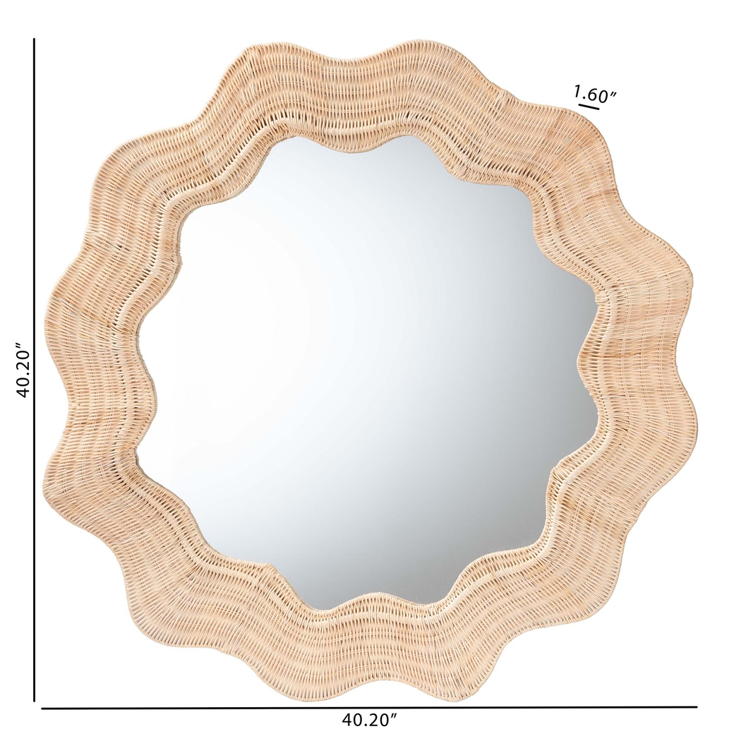 Avonwooda Brown Wall MIrror - Thumbnail - Image 4
