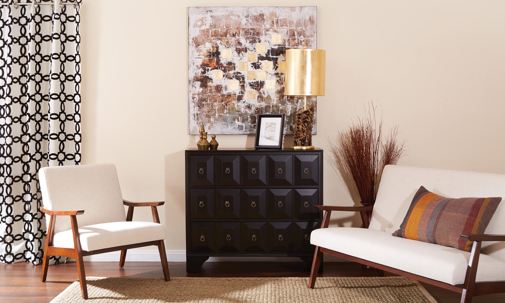 Avott Beige Accent Chair - Thumbnail - Image 4