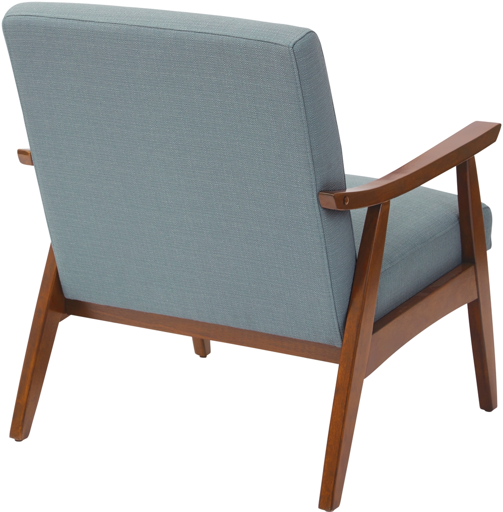 Avott Blue Accent Chair - Thumbnail - Image 5