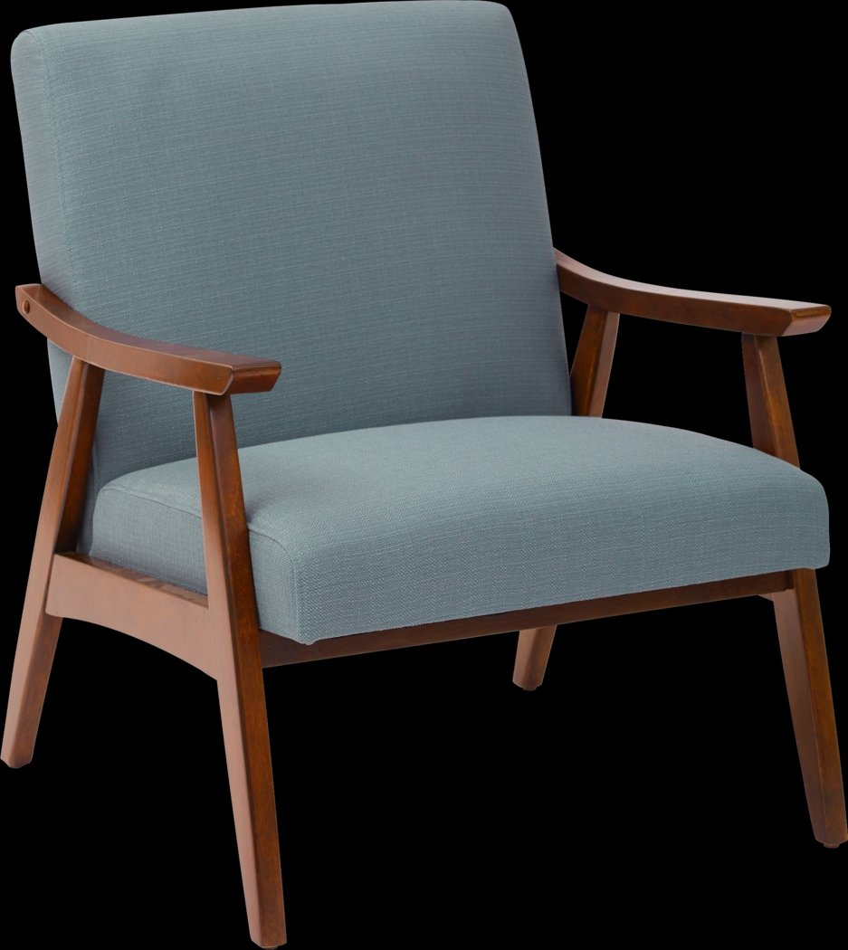 Avott Blue Accent Chair - Thumbnail - Image 1